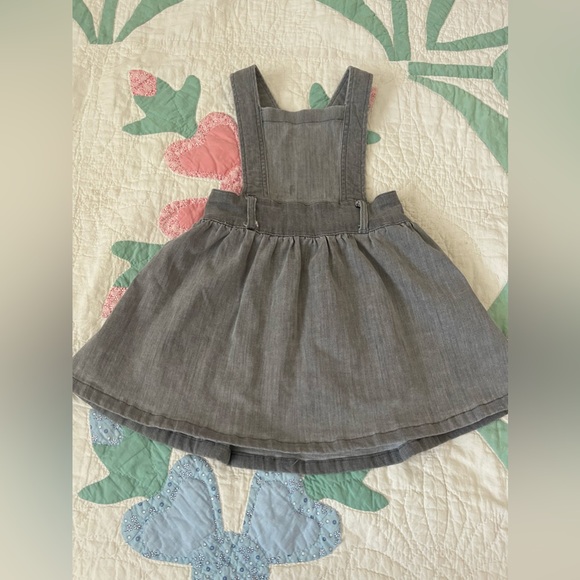 Willow and jag gray pinafore jumper dress - Picture 1 of 3